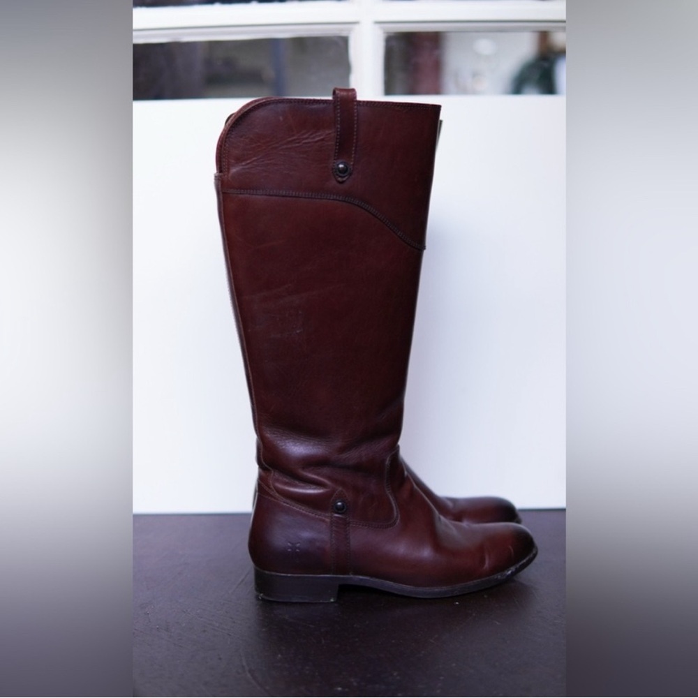 Frye Women's Knee High Riding Boots Brown